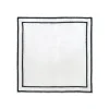 Black Trim Cocktail Napkins (4)