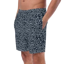 Blue & White Swim Trunks
