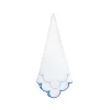 Blue Scalloped Dinner Napkins (4)