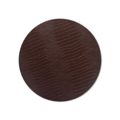 Brown Circle Embossed Placemat