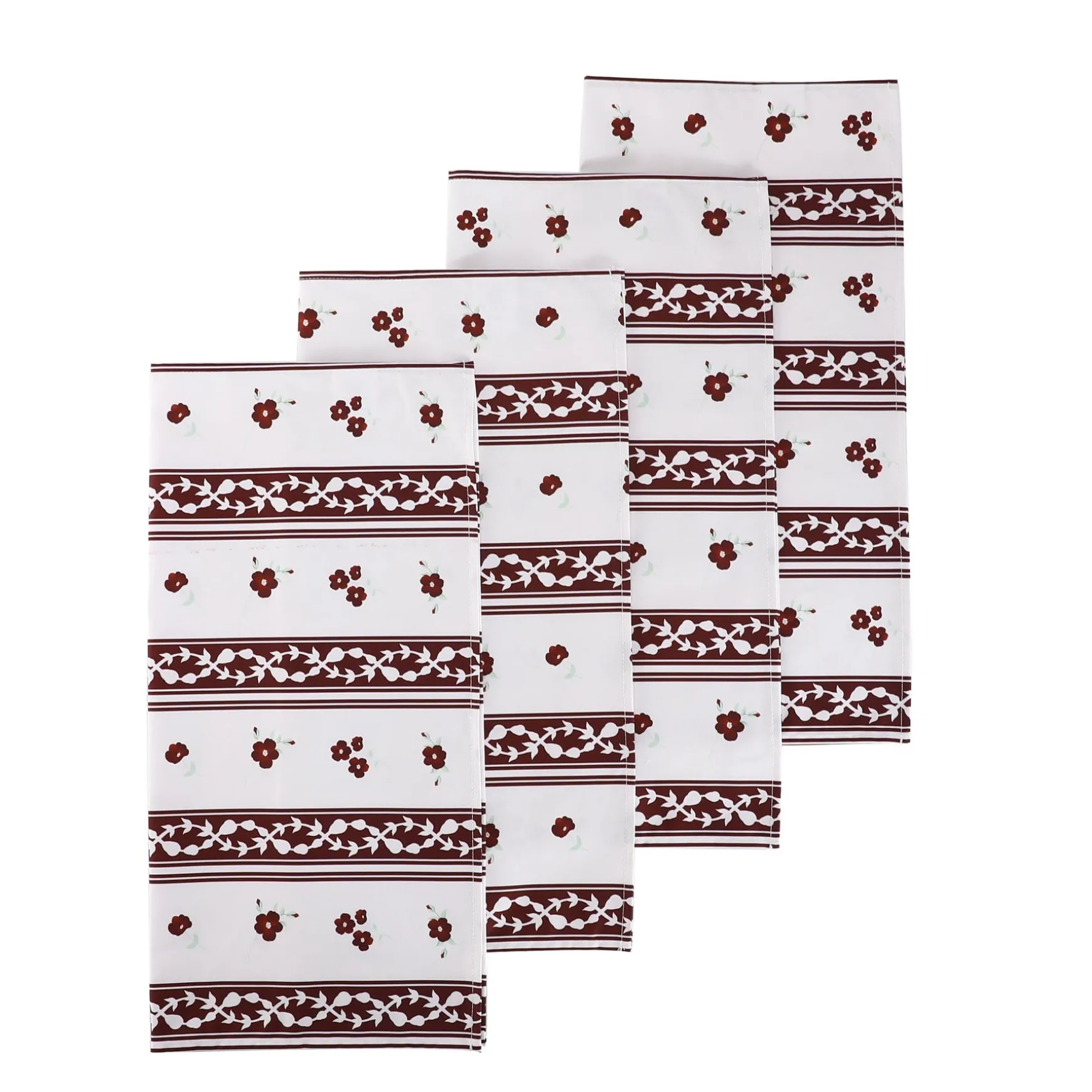 Brown Stripe Napkins (4)