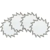 Brown Sunburst Cocktail Napkins (4)