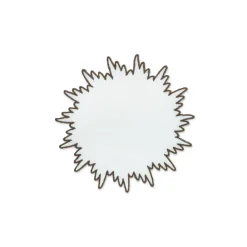 Brown Sunburst Cocktail Napkins (4)
