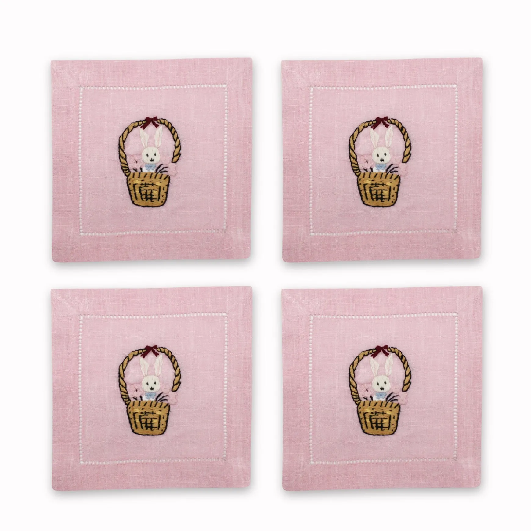 Bunny Basket Cocktail Napkins (4)