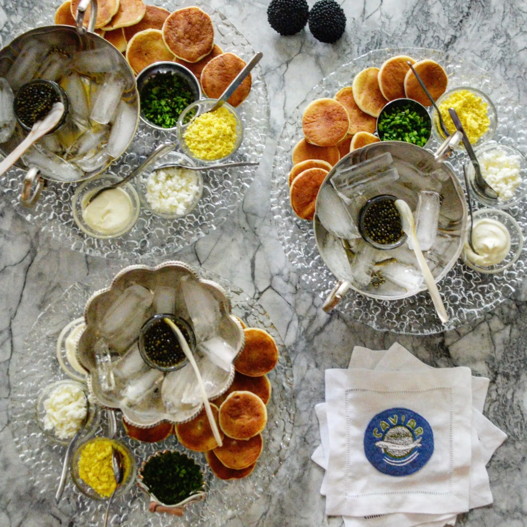 Caviar Cocktail Napkins