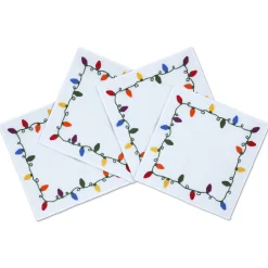 Christmas Lights Cocktail Napkins (4)