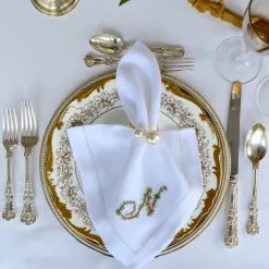Double Pearl Napkin Rings (4)