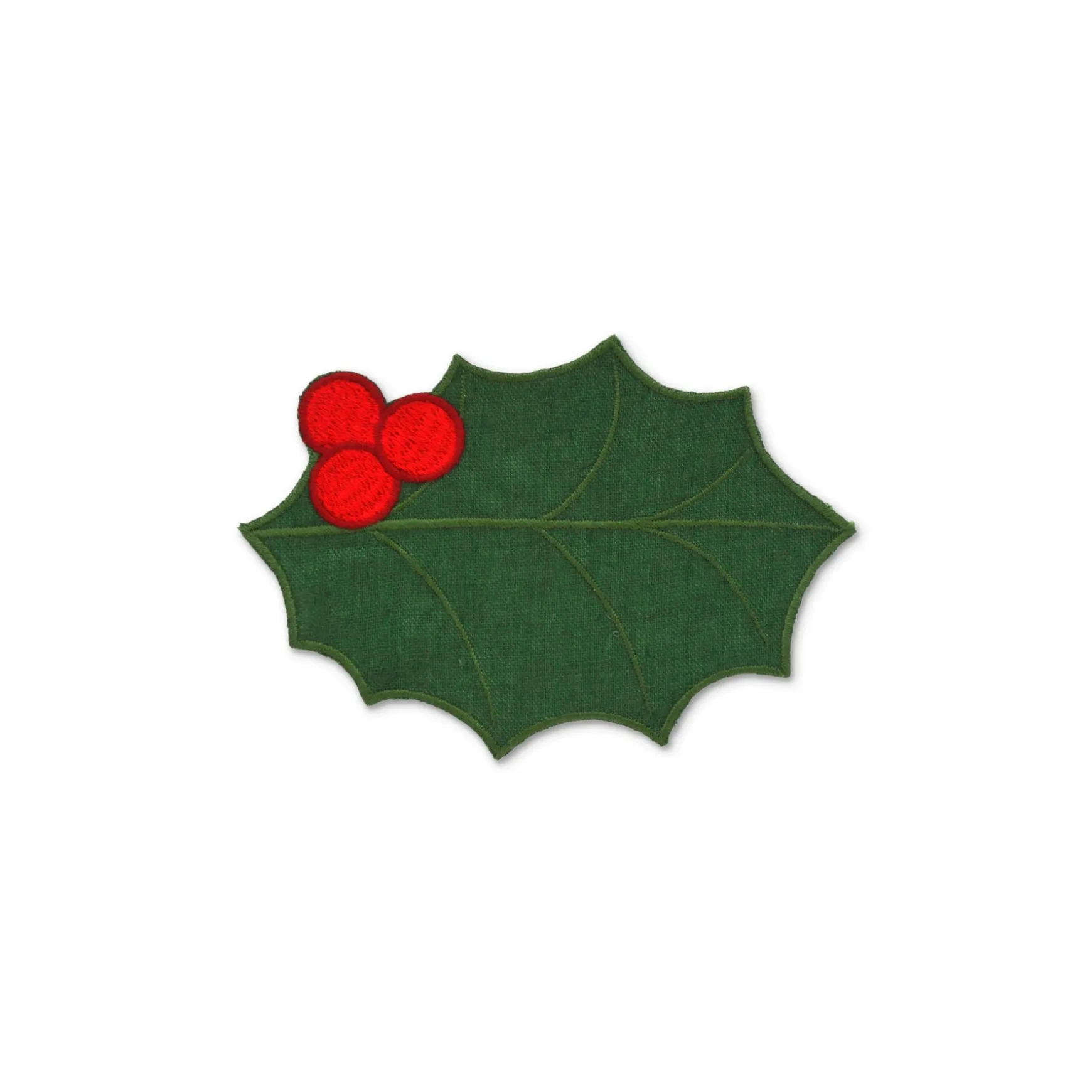 Green Holly Leaf Cocktail Napkins (4)