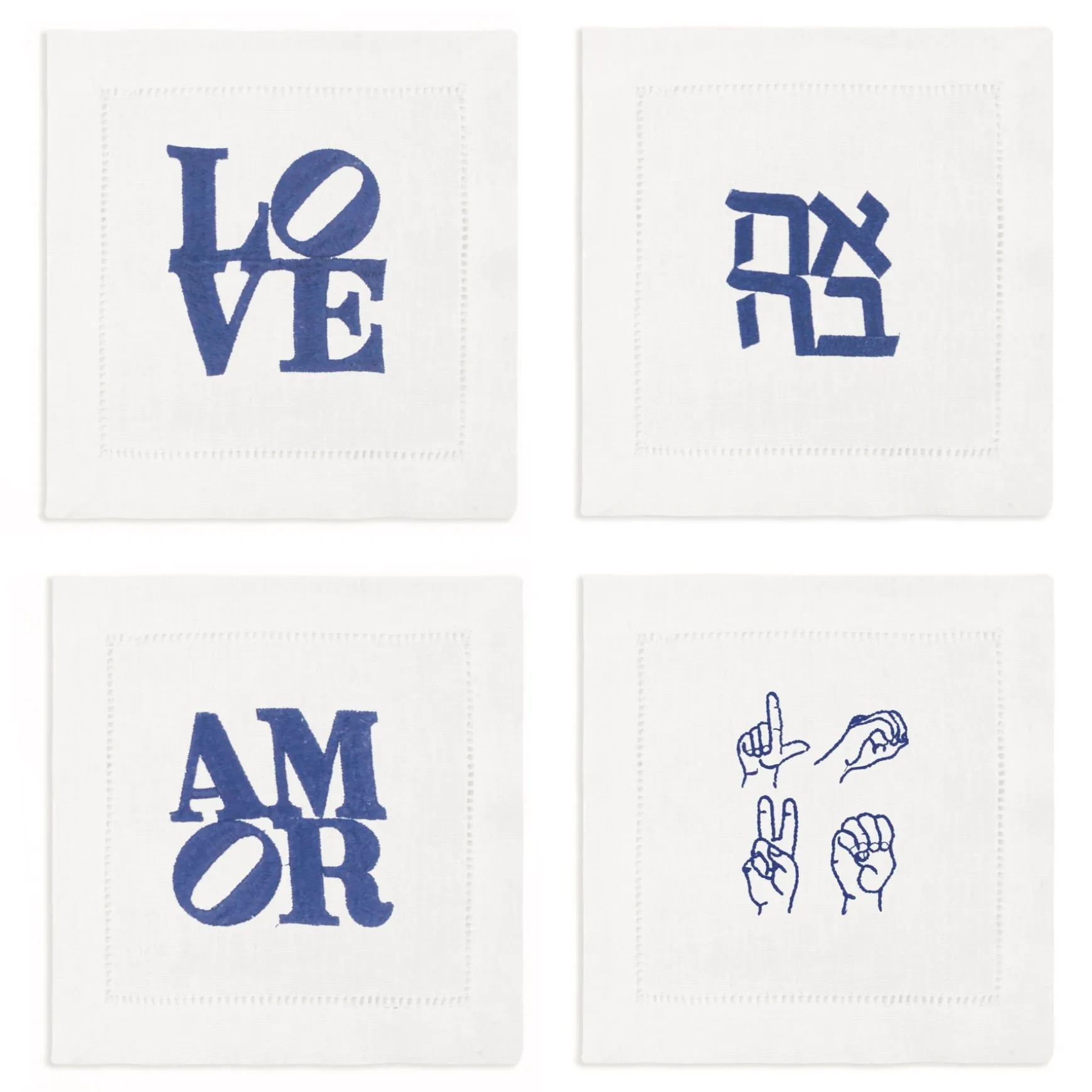 LOVE Cocktail Napkins (4)