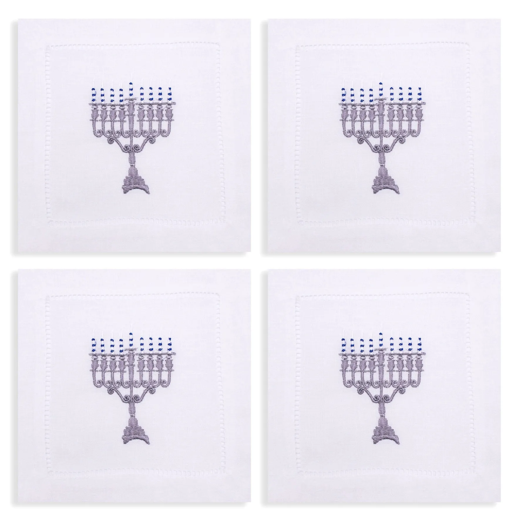 Menorah Cocktail Napkins (4)