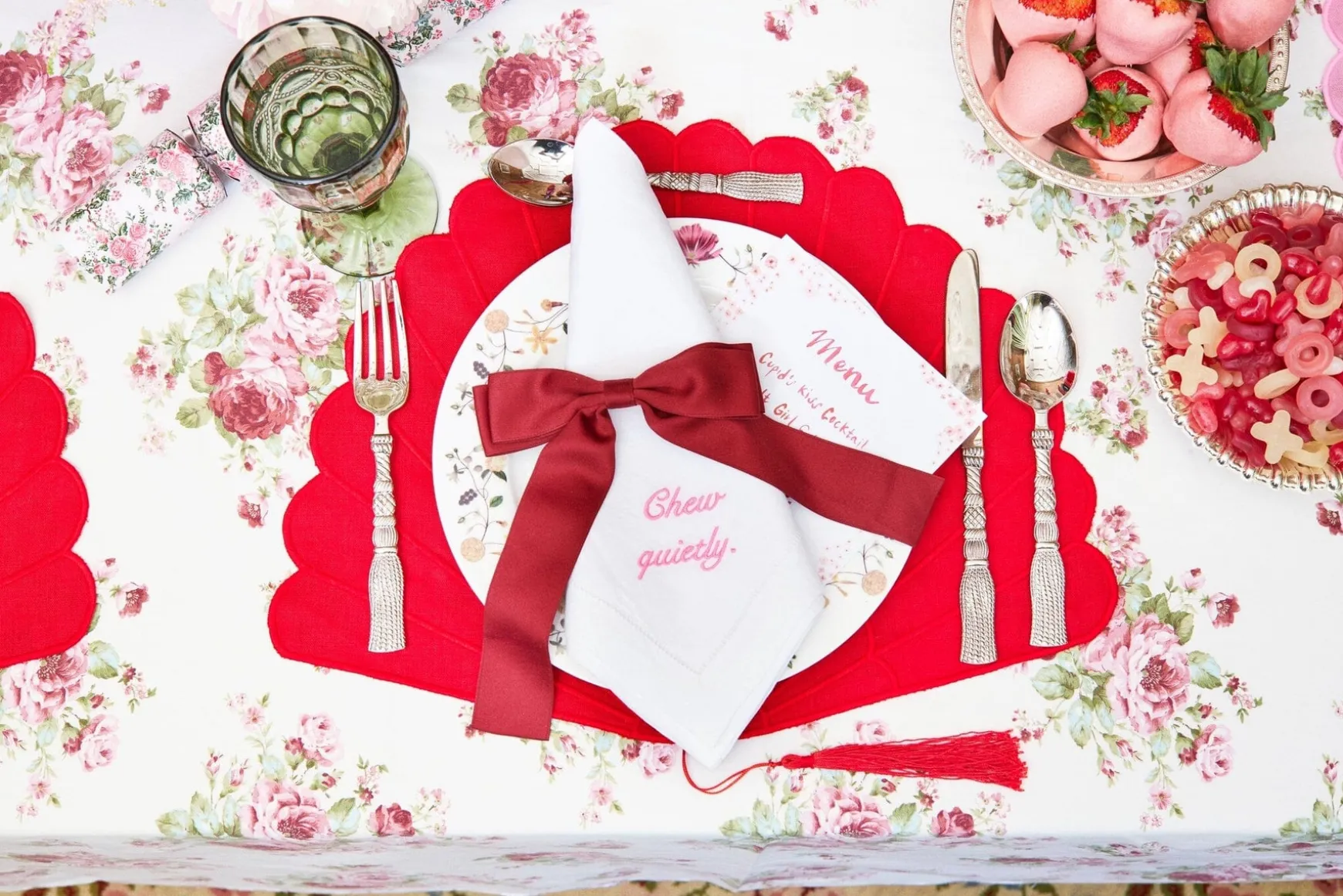 Miss Manners Dinner Napkins (4)