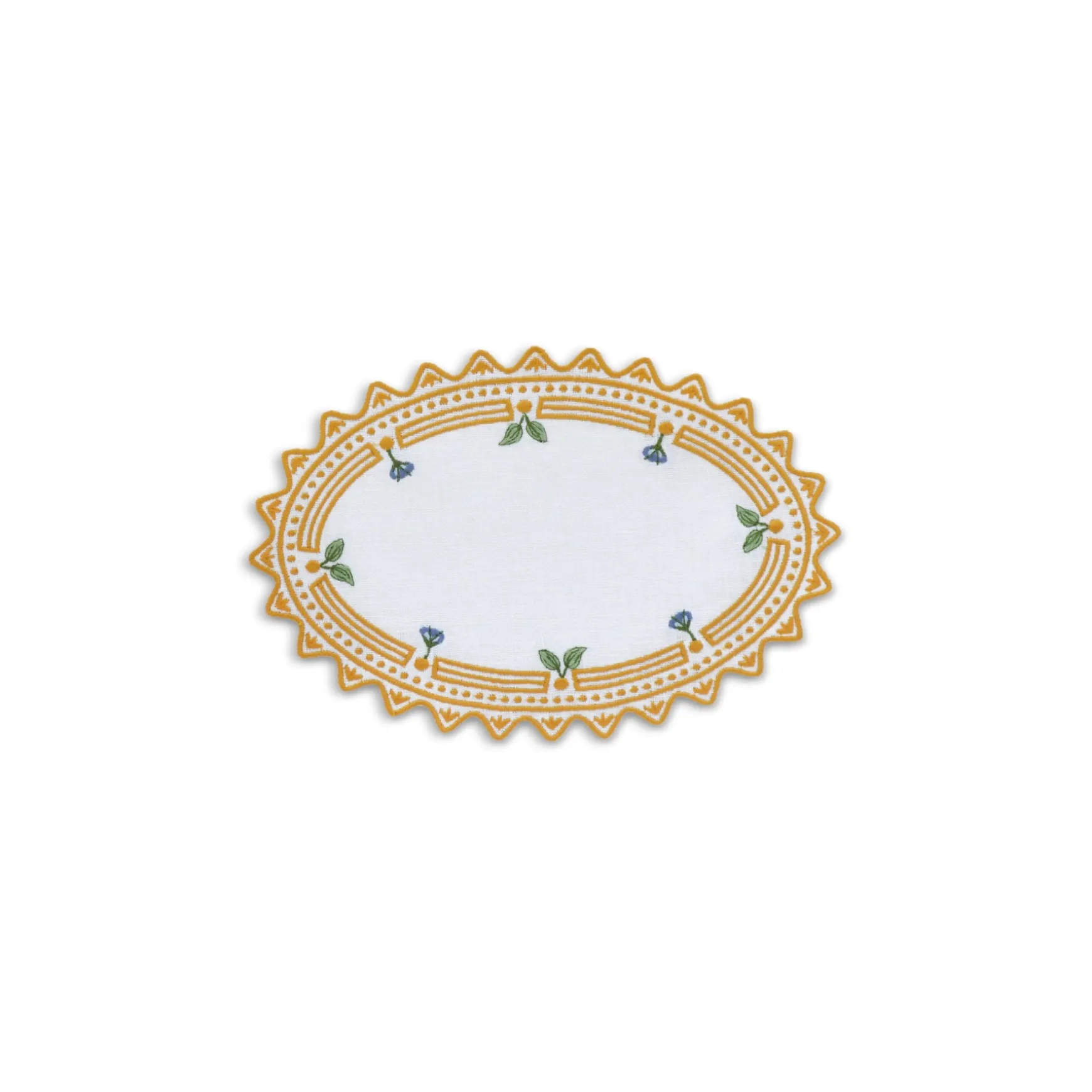 Oval Danica Cocktail Napkins (4)