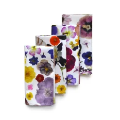 Pressed Flower Napkins (4)