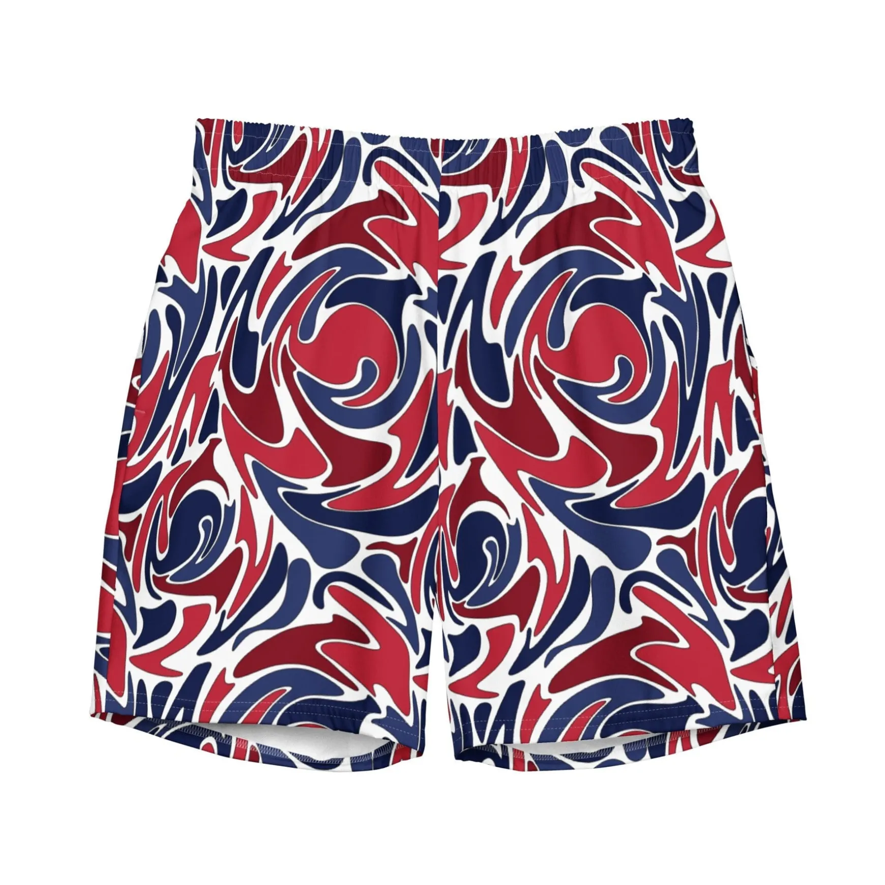 Psychedelic Patriotic Swim Trunks