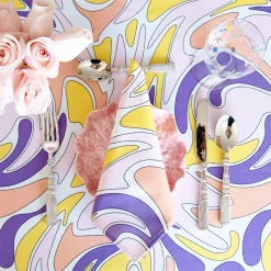 Psychedelic Spring Napkins (4)