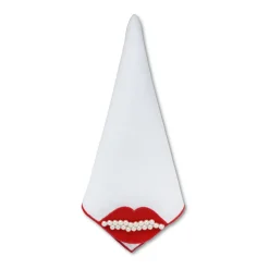 Red Lips Dinner Napkins (4)