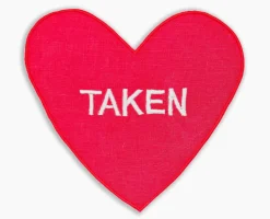 Single/ Taken Heart Cocktail Napkins (4)