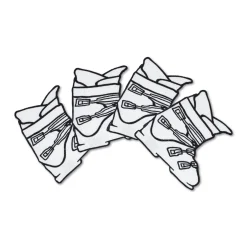 Ski Boot Cocktail Napkins (4)