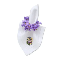 Violet Napkin Rings (4)