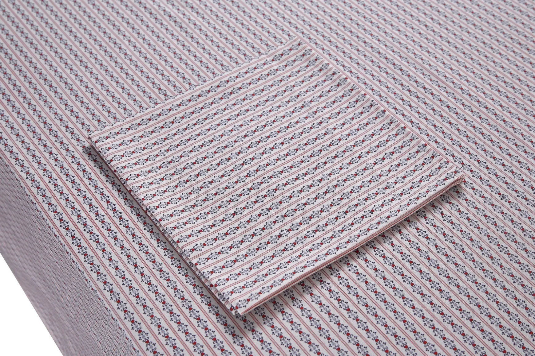 White Stripe Tablecloth
