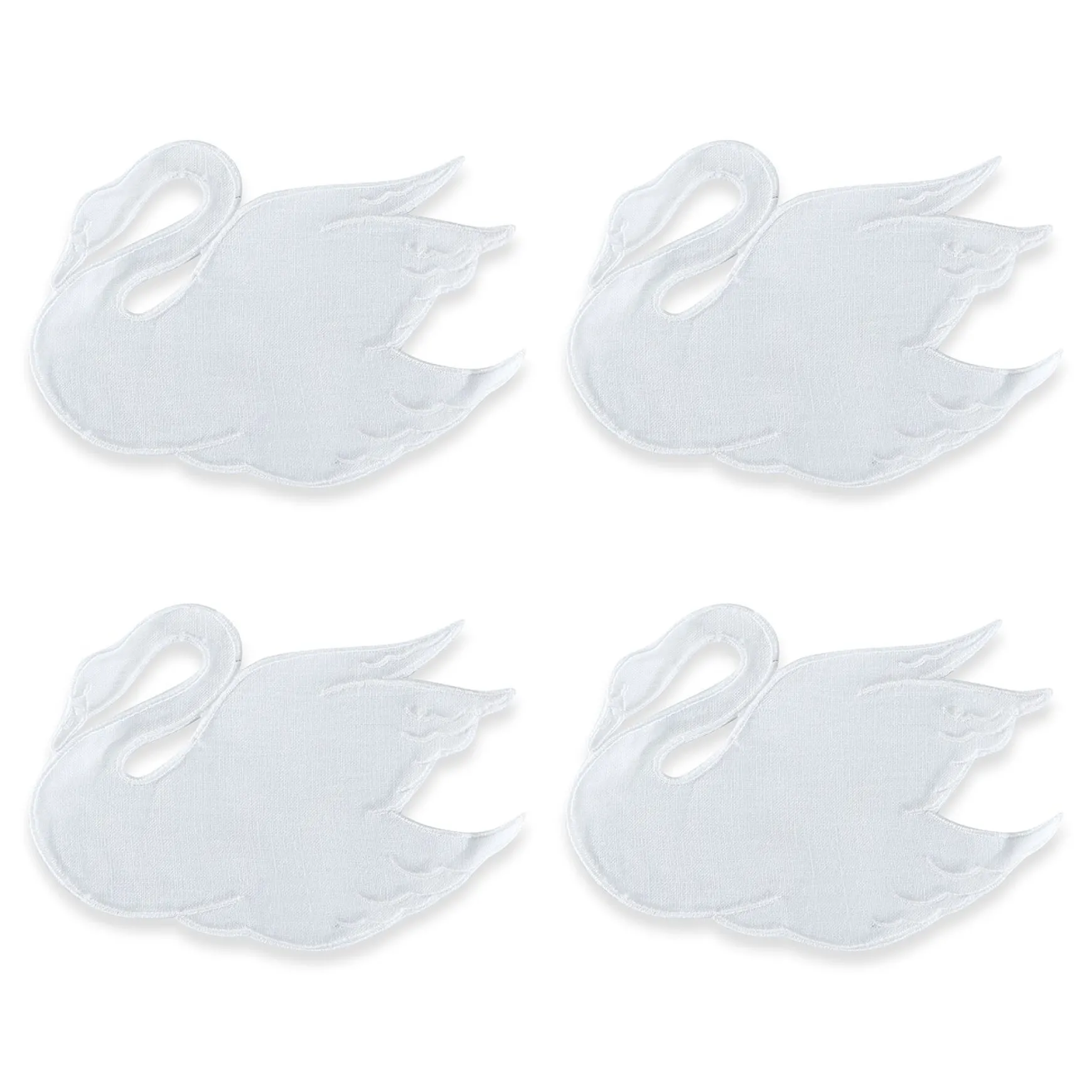 White Swan Cocktail Napkins (4)