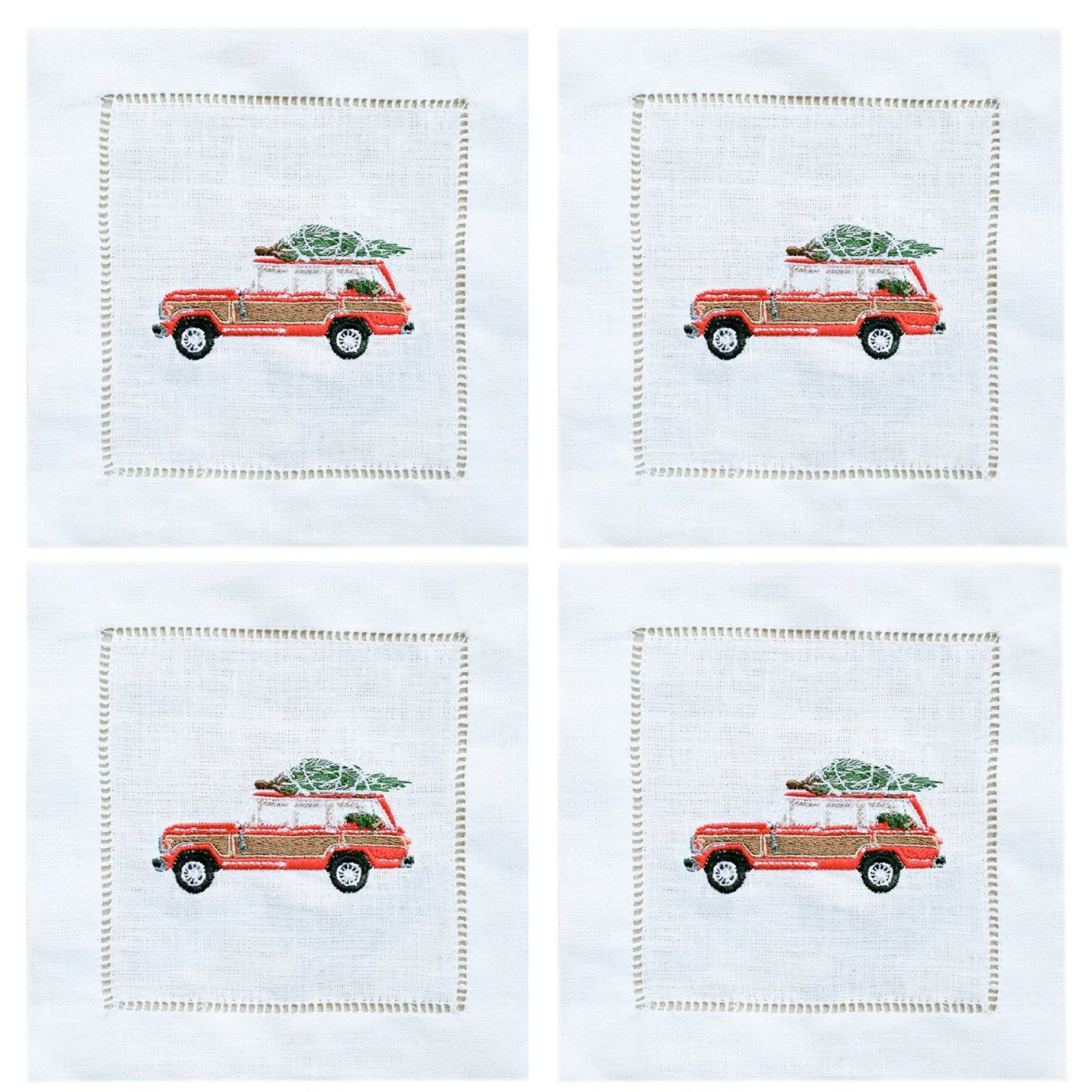 Woody Tree Cocktail Napkins (4)